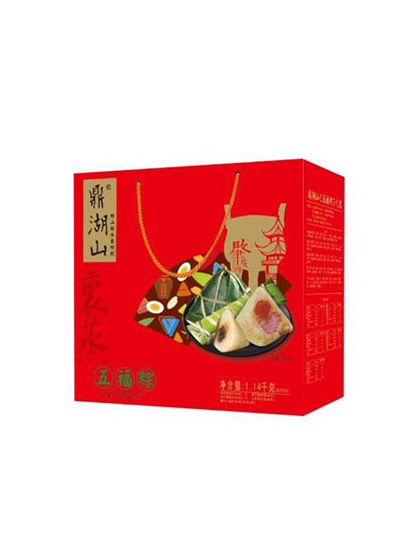 鼎湖山“五福粽”礼盒